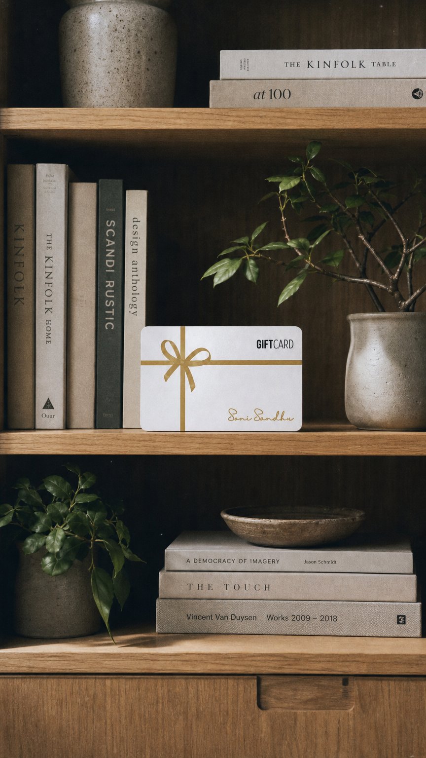AI product shot of Gift card