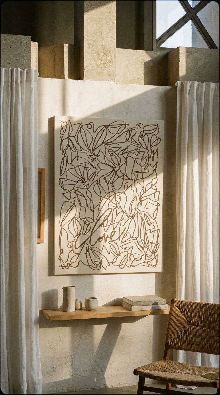 AI product shot of Katrin Schuller - With All My Heart Canvas print
