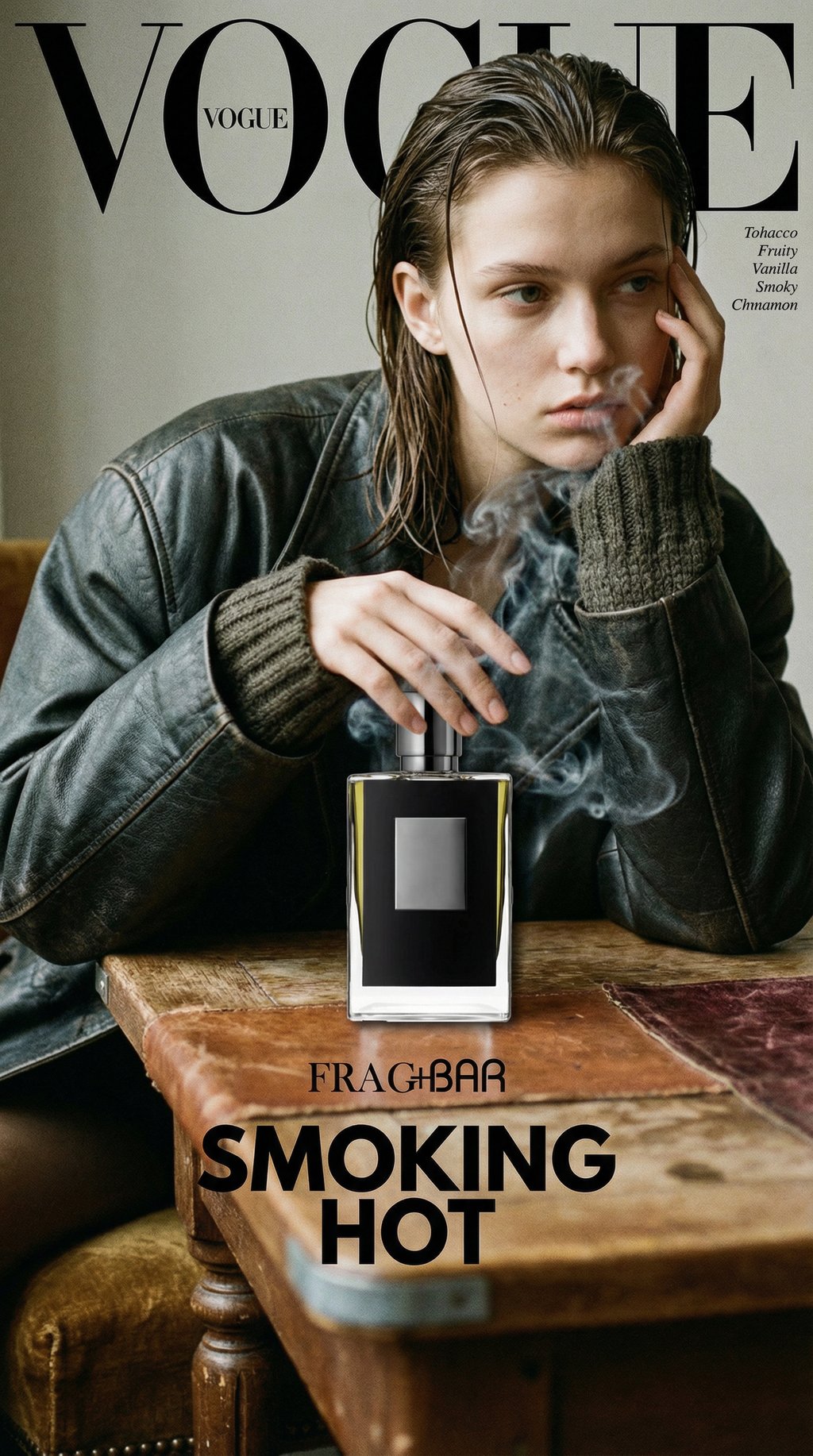 AI product shot of SMOKING HOT