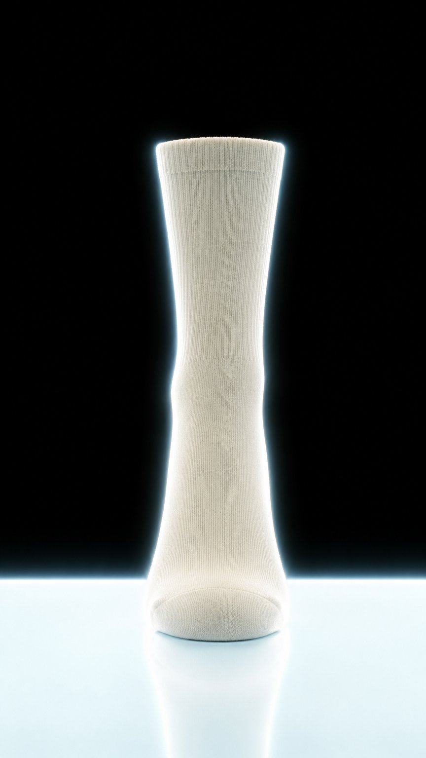AI product shot of 個性高筒襪