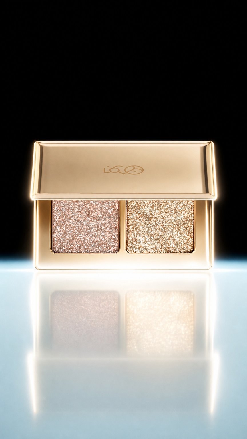 AI product shot of Afterlight Shimmer Eyeshadow Duo