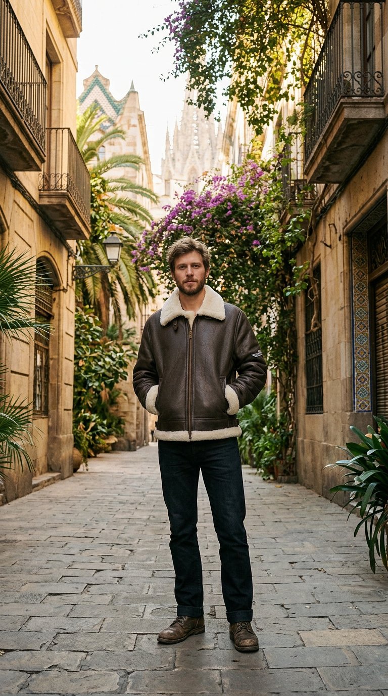 AI product shot of The Flying Jacket