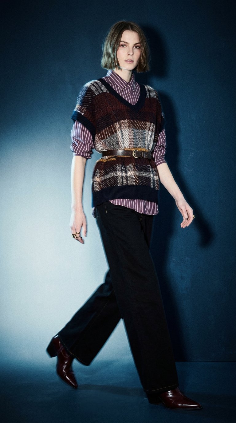 AI product shot of Marlon Stripe Shirt