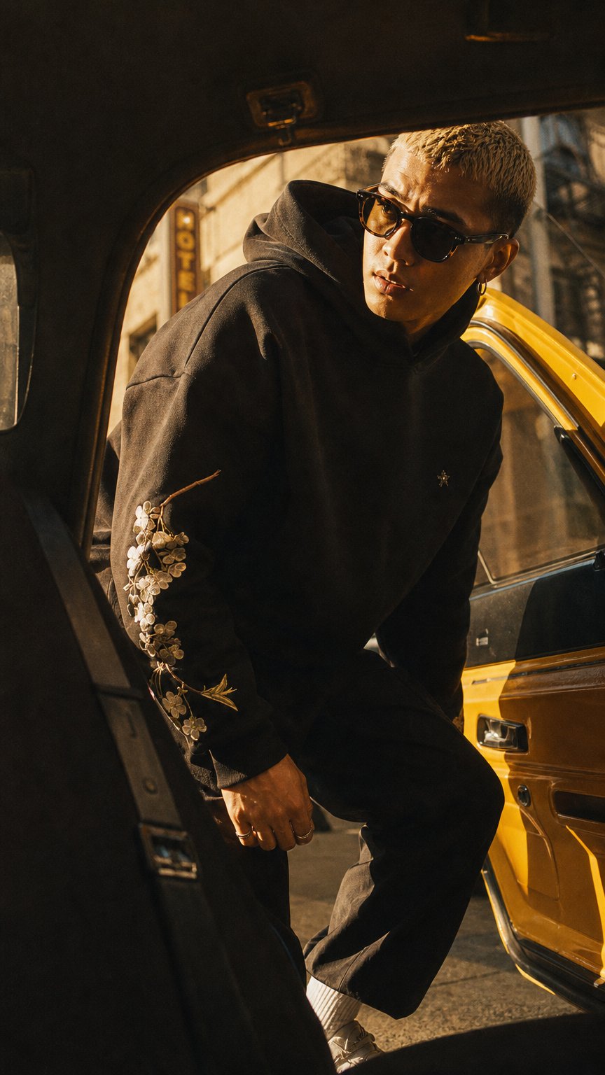 AI product shot of “Sampaguita” Luxury Hoodie