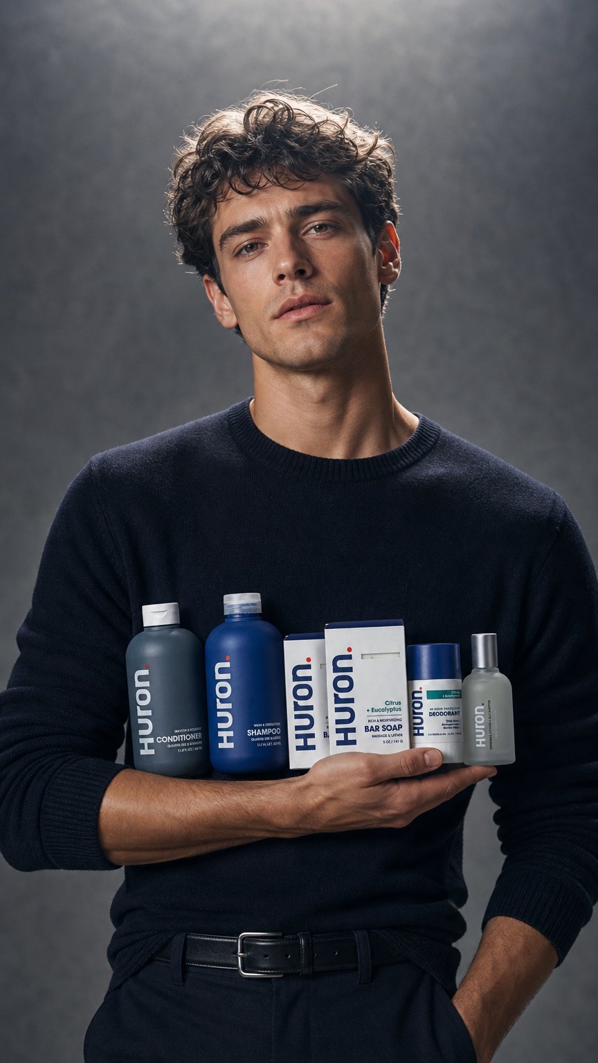 AI product shot of Bar Soap Hero Bundle + FREE Cologne - LP Bundle