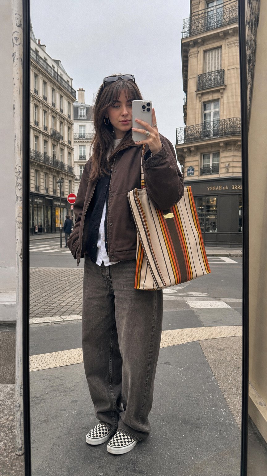 AI product shot of Heidwiesen Shopper mit langen Henkel – Aus upcycelten Sonnenstoren