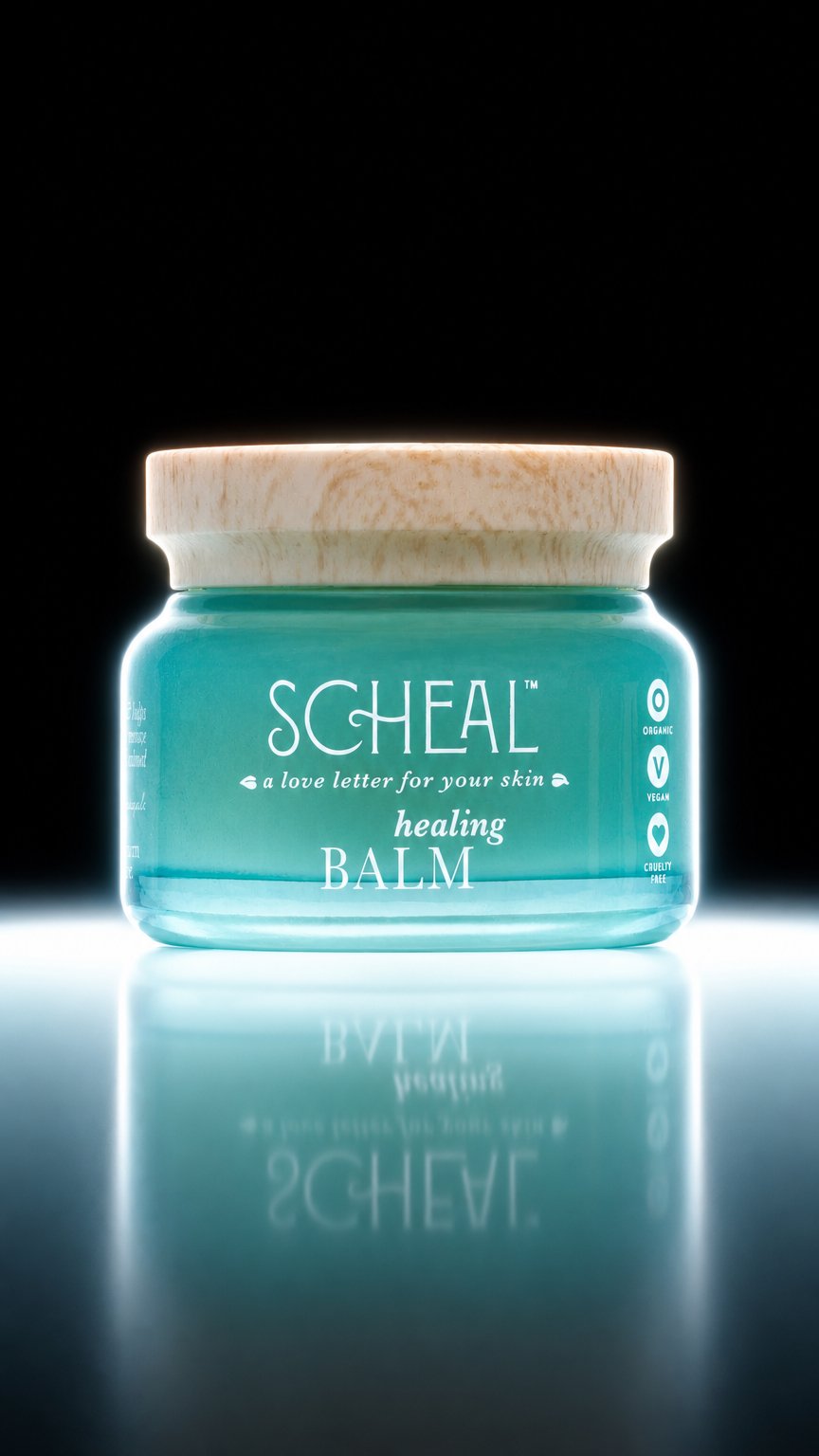 AI product shot of The Healing Balm