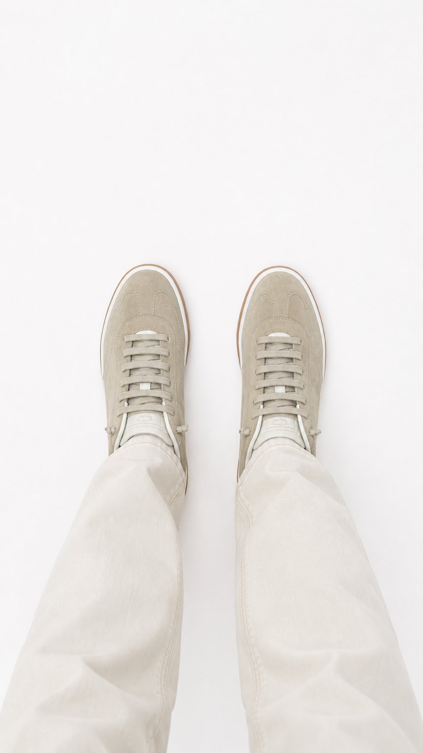 AI product shot of PS - D5345 Sneaker Tennis Walk REVERSE Beige
