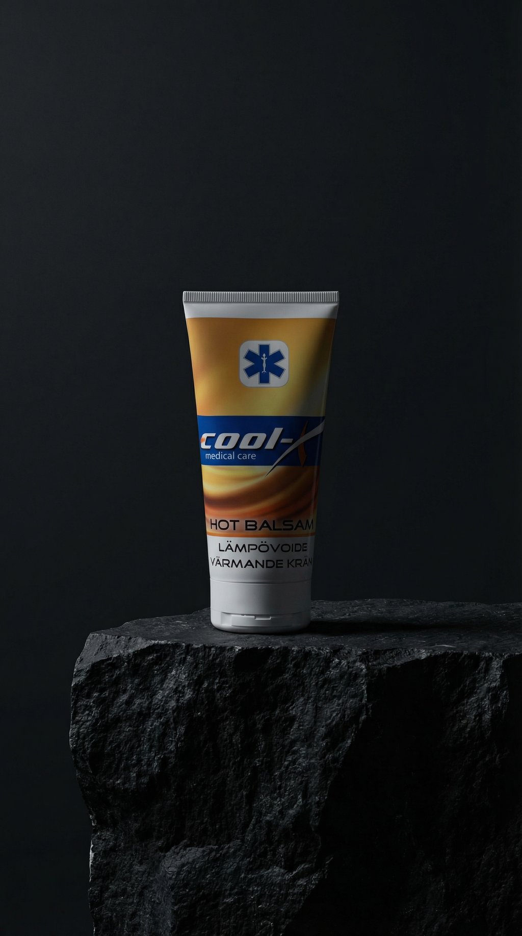 AI product shot of Cool-X Hot Balsam Thermal cream 75ml