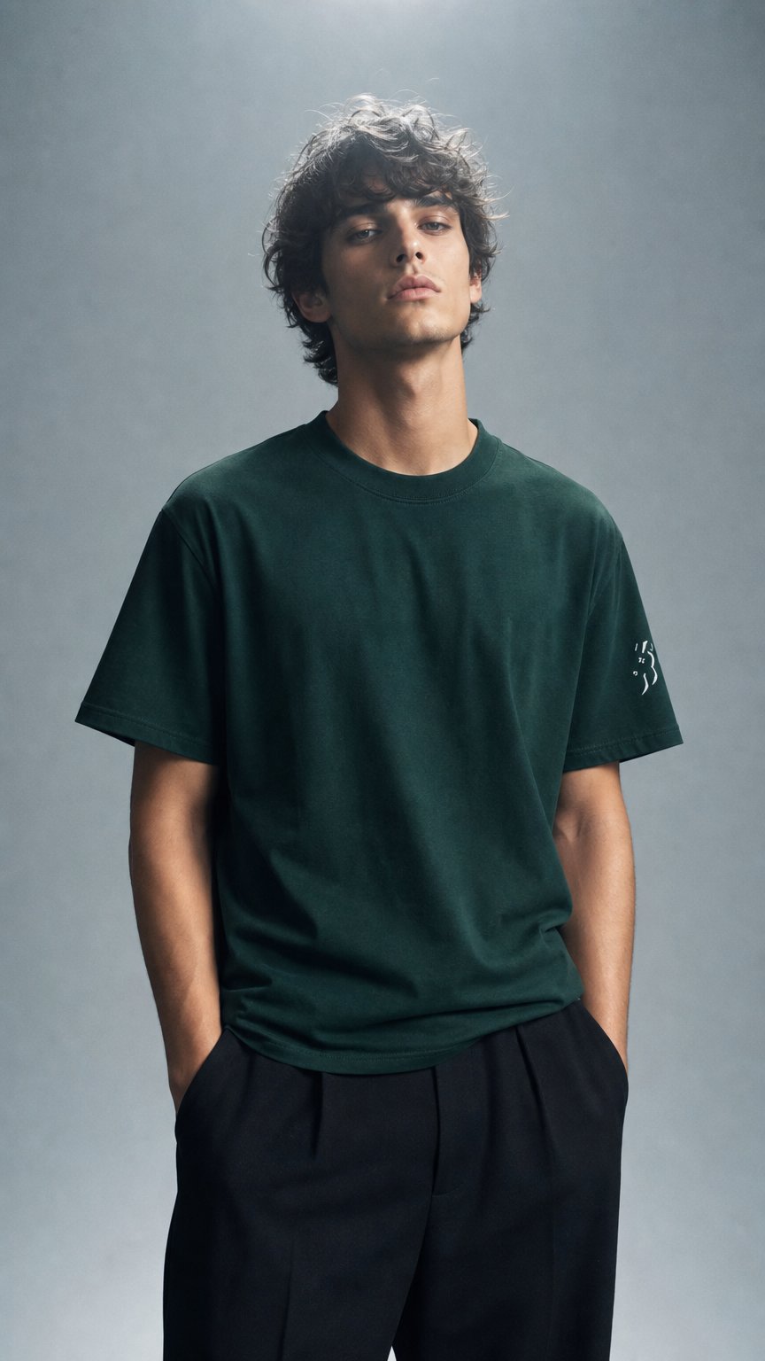 AI product shot of Oil Green