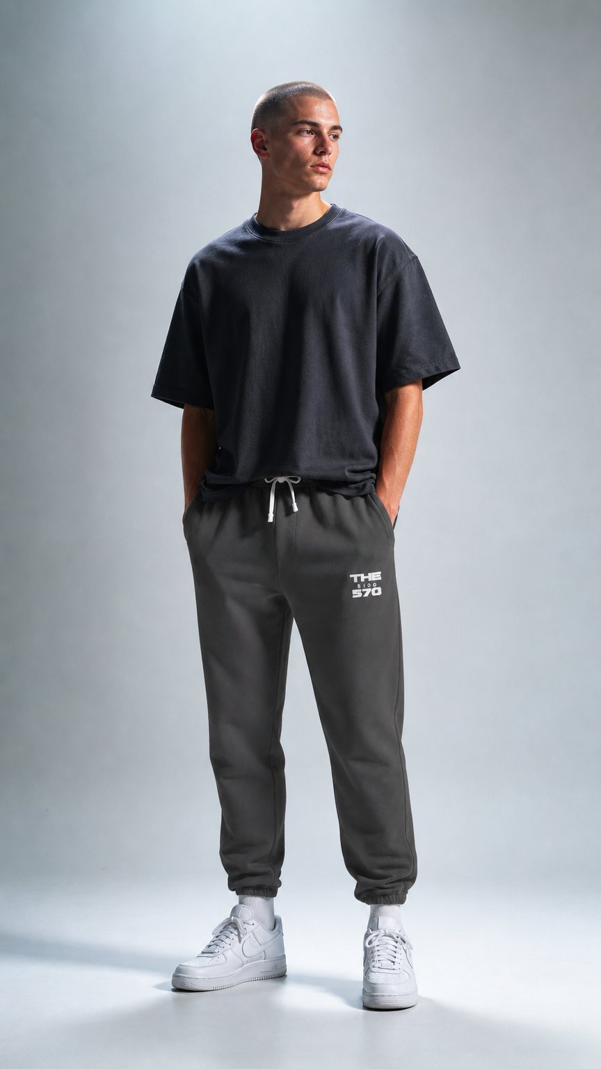 AI product shot of The 570 Blog Sweatpants