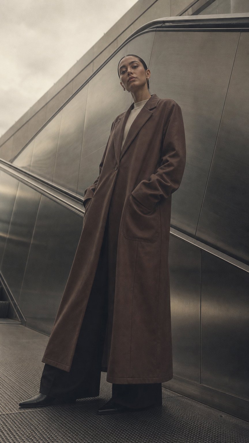 AI product shot of BLAZER LONG ROMA