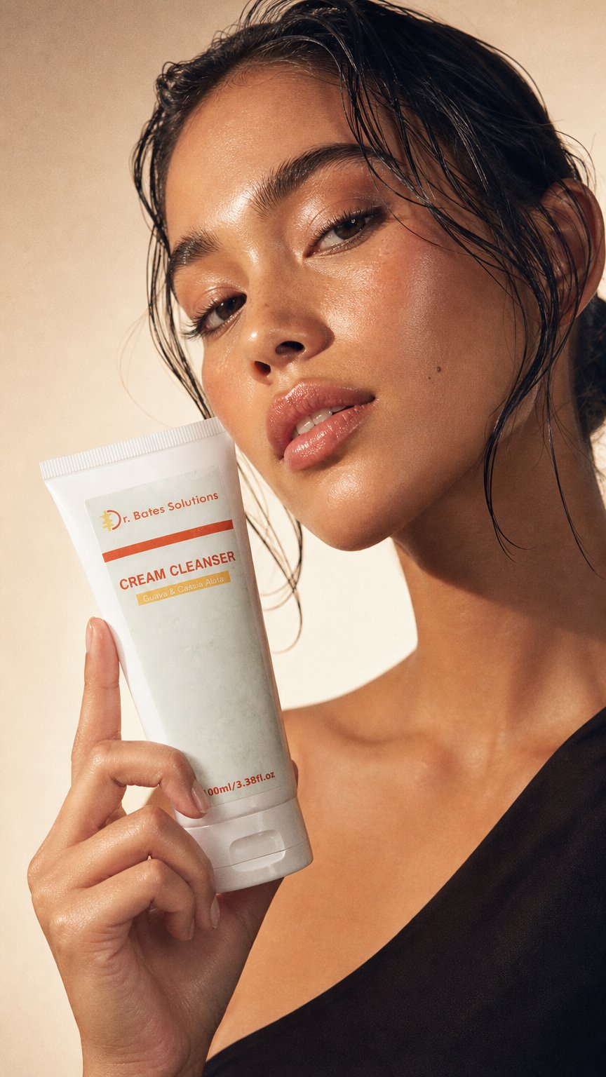 AI product shot of Cream cleanser