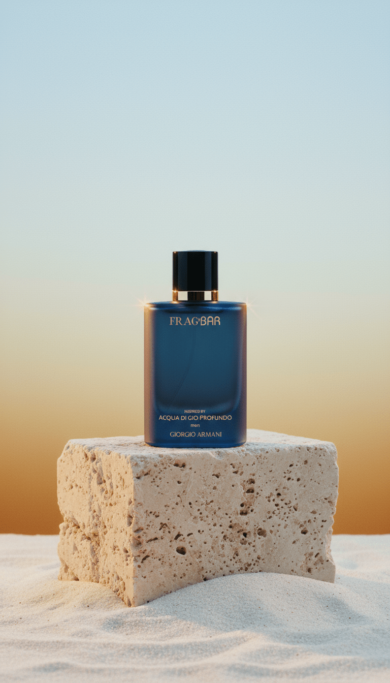 AI product shot of ACQUA DI GIO PROFUNDO