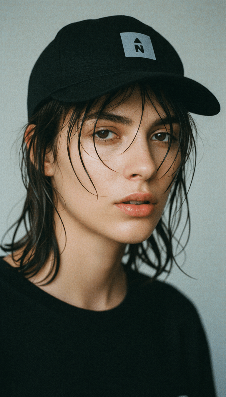 AI product shot of Water-Resistant Cap with Reflective N
