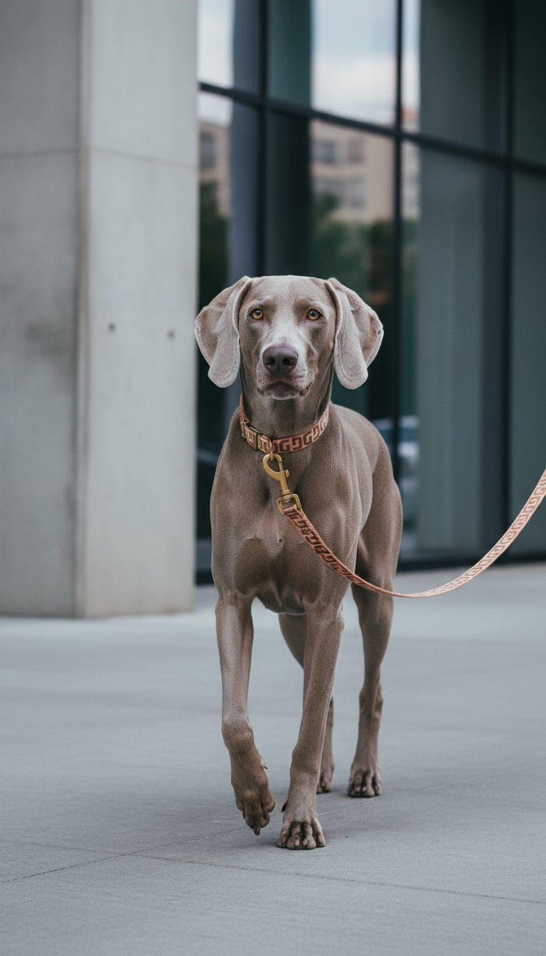 AI product shot of DG dog leash