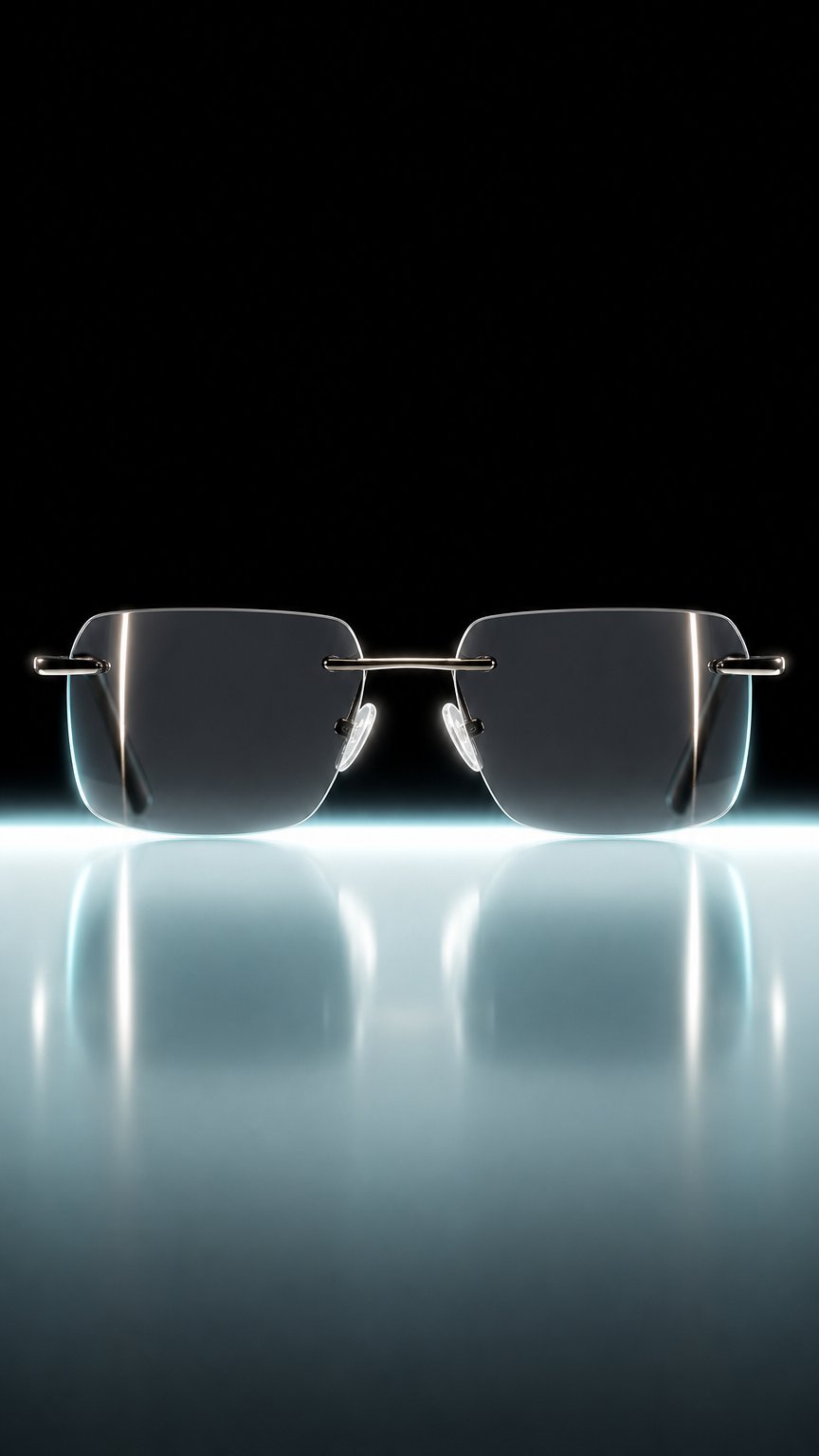 AI product shot of Rimless