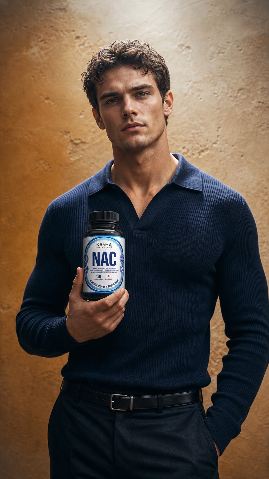 AI product shot of NAC + Glycine