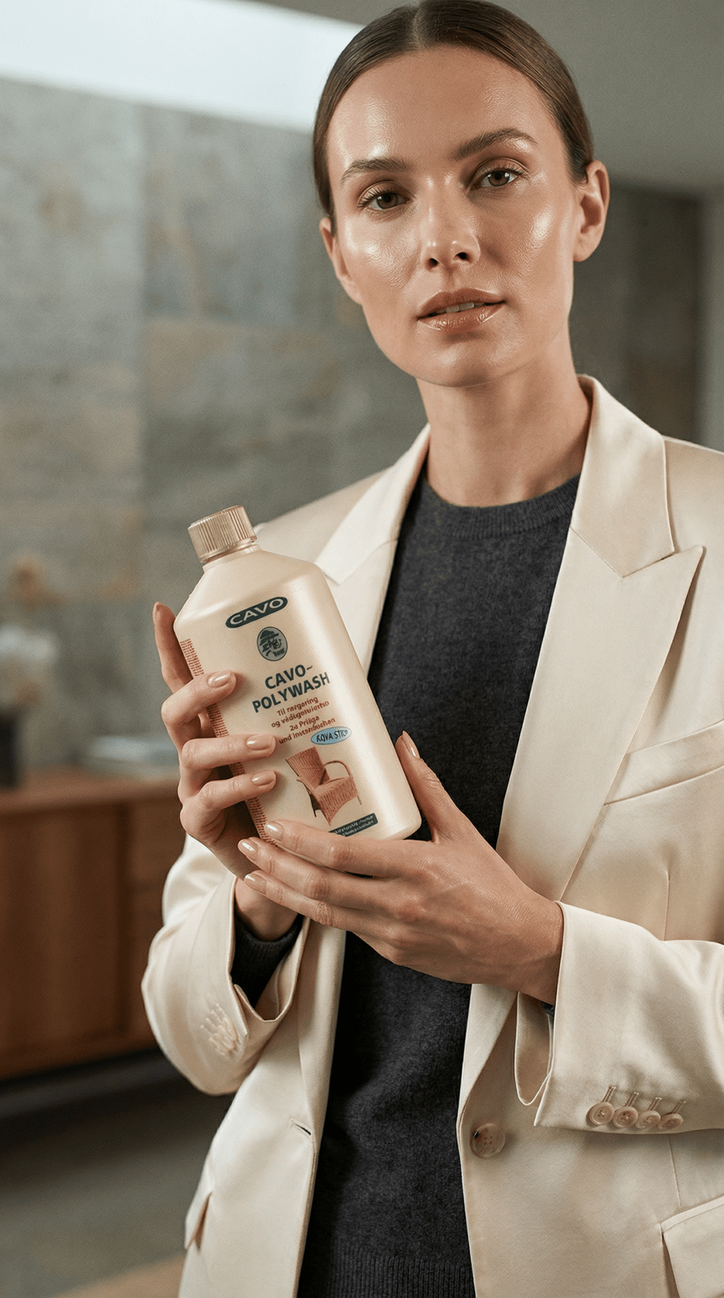 AI product shot of CAVO - Polywash