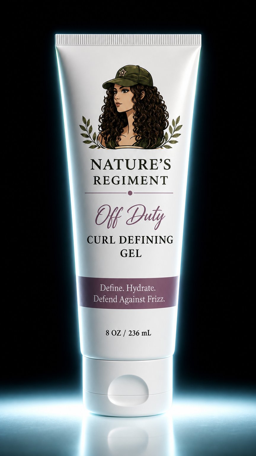 AI product shot of Off-Duty Curl Defining Gel