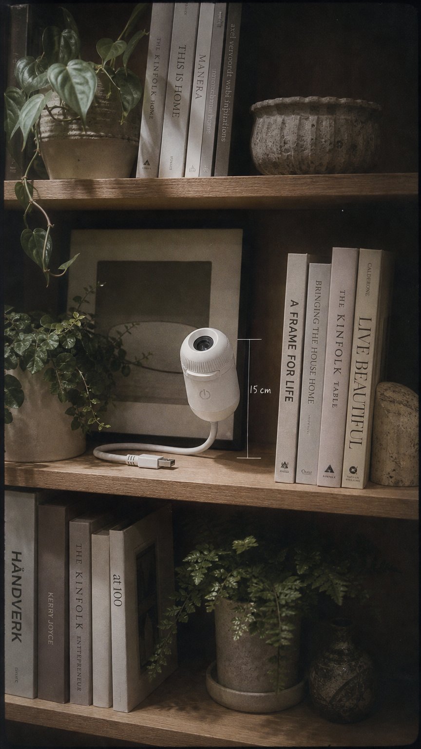 AI product shot of NovaNest™ Galaxy Projector