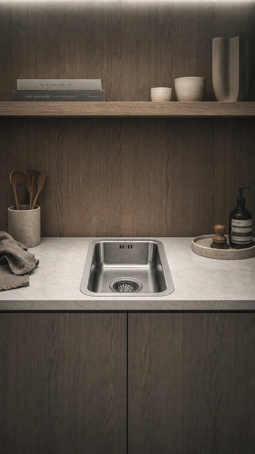 AI product shot of 1810 Luxsoplusuno25 180U Single Bowl Kitchen Sink