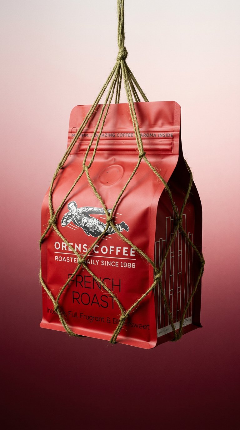AI product shot of French Roast 12oz/350g Retail Bag