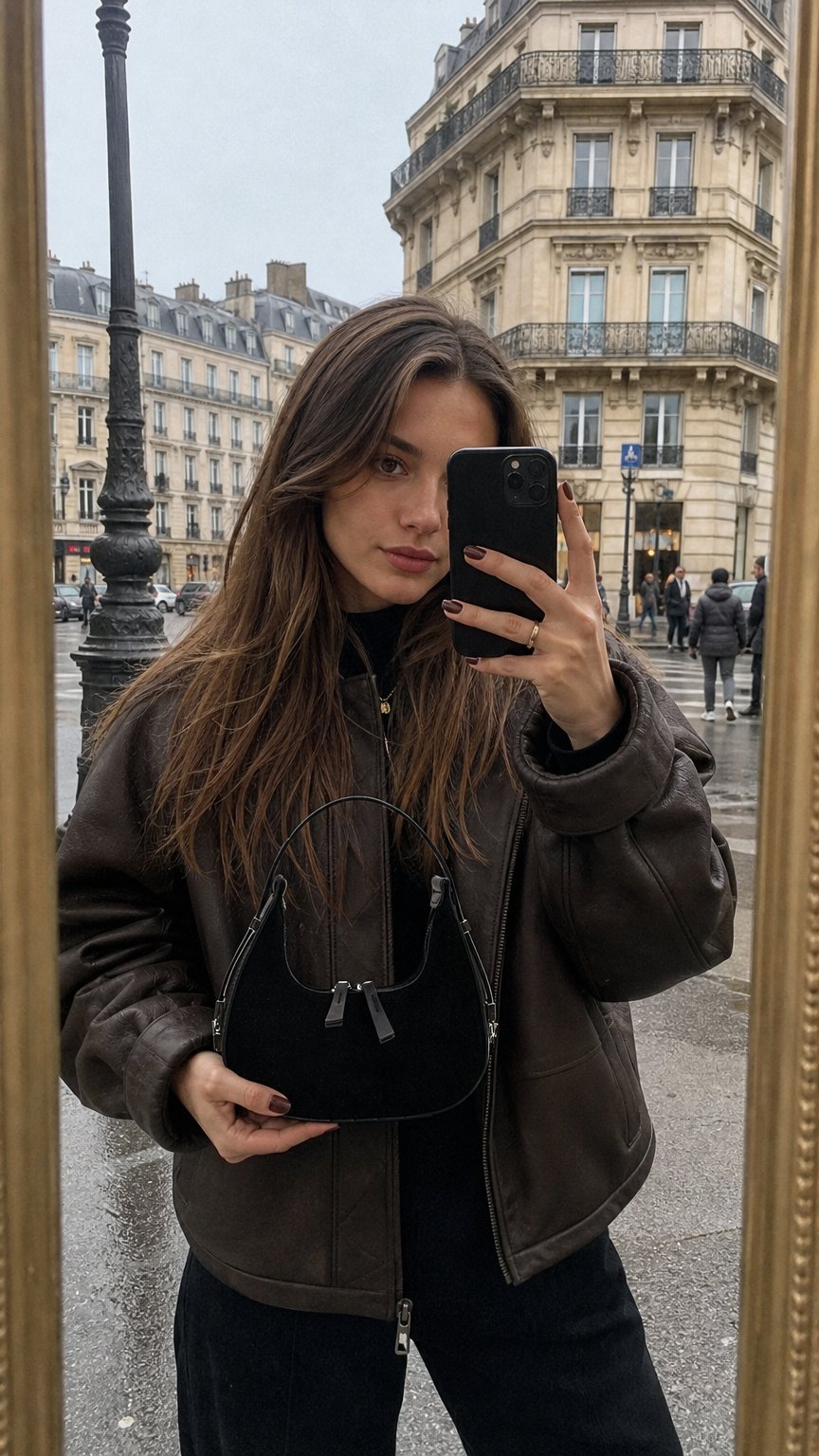 AI product shot of French Shoulder Bag