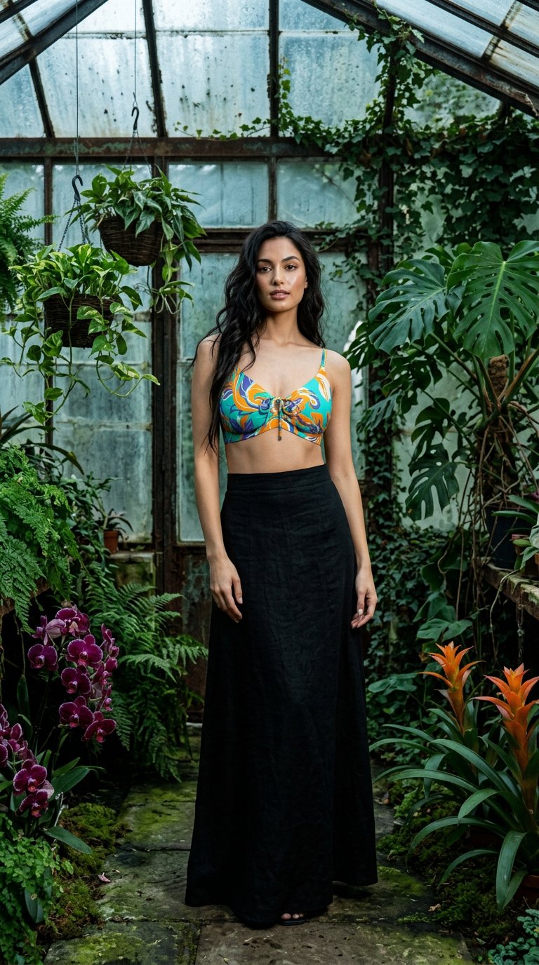 AI product shot of Sunsets Kauai Keyhole Bikini Top 54 - Water Lily