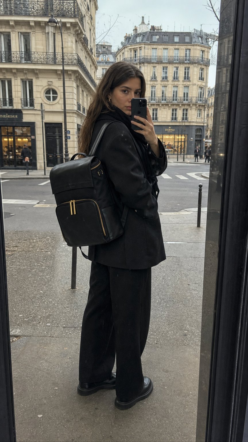 AI product shot of The Billie Backpack