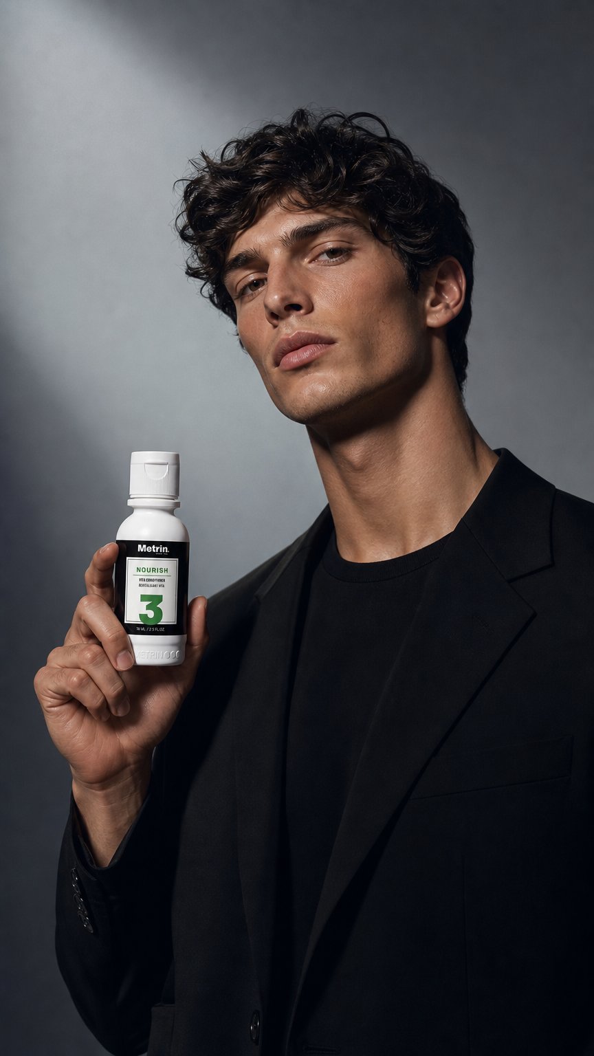 AI product shot of Vita Conditioner for Him – Carry size