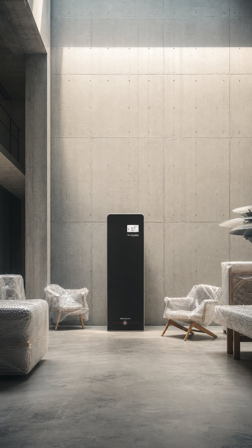 AI product shot of Brine Heat Pump Multisource BC Prestige