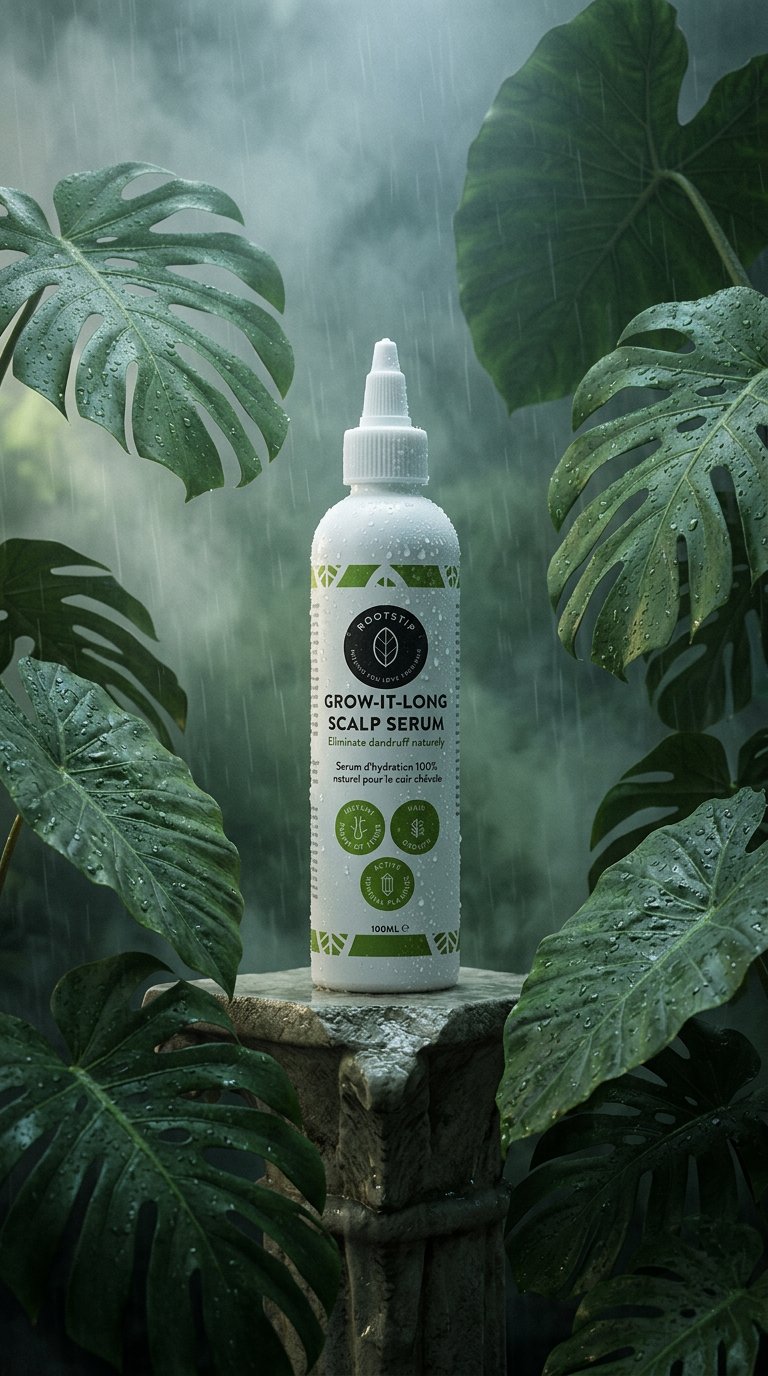 AI product shot of Grow It Long Sulfur Scalp Serum™ - For dry itchy scalps and slow hair growth
