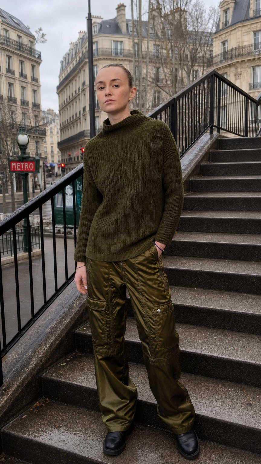 AI product shot of OLIWKOWY SWETER MARC O’POLO VINTAGE 90′