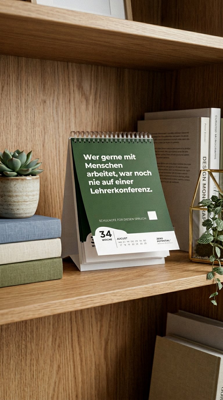 AI product shot of Demotivierender Lehrerkalender - Schuljahr 2026/2027