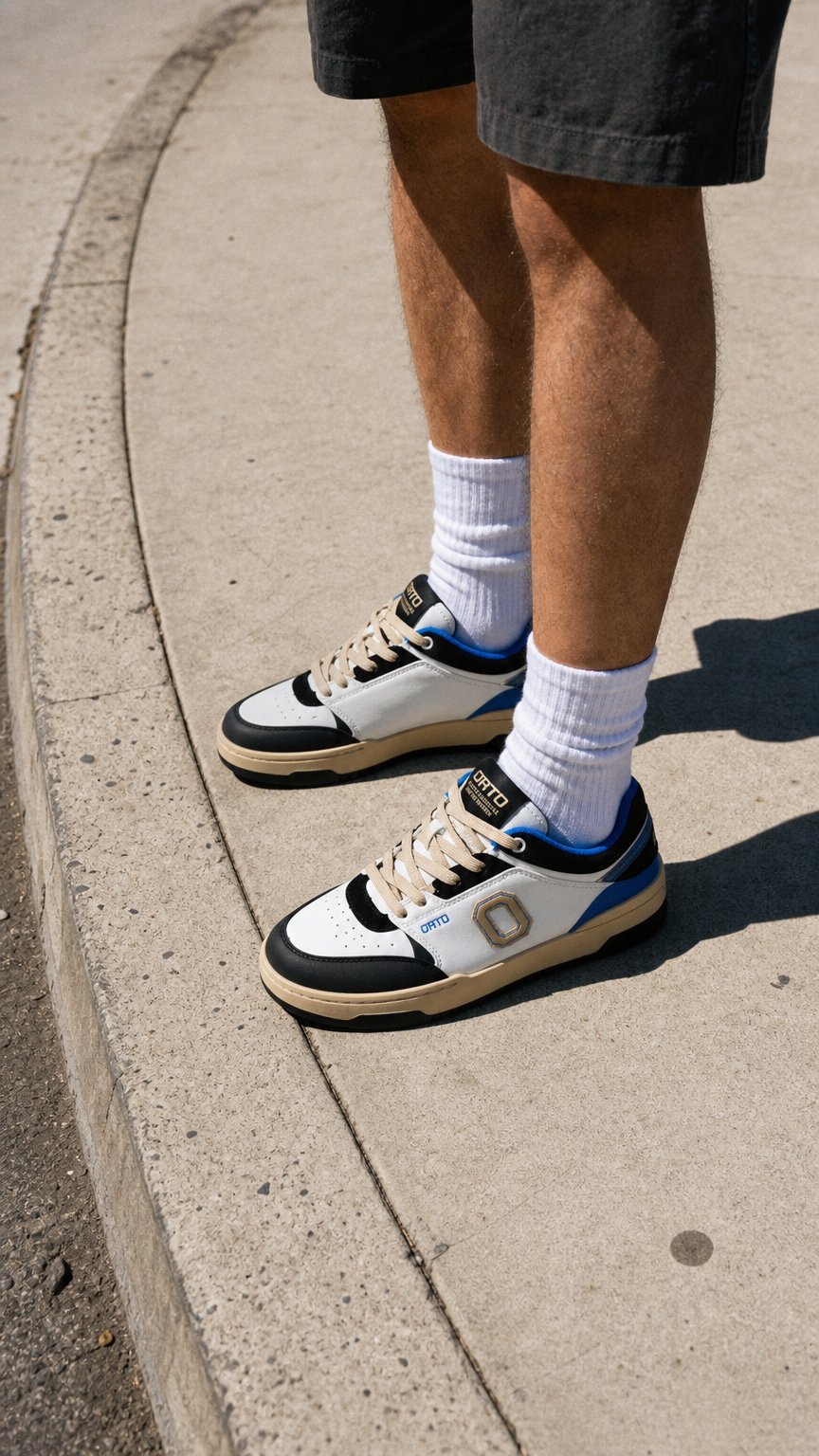 AI product shot of Blue & Black