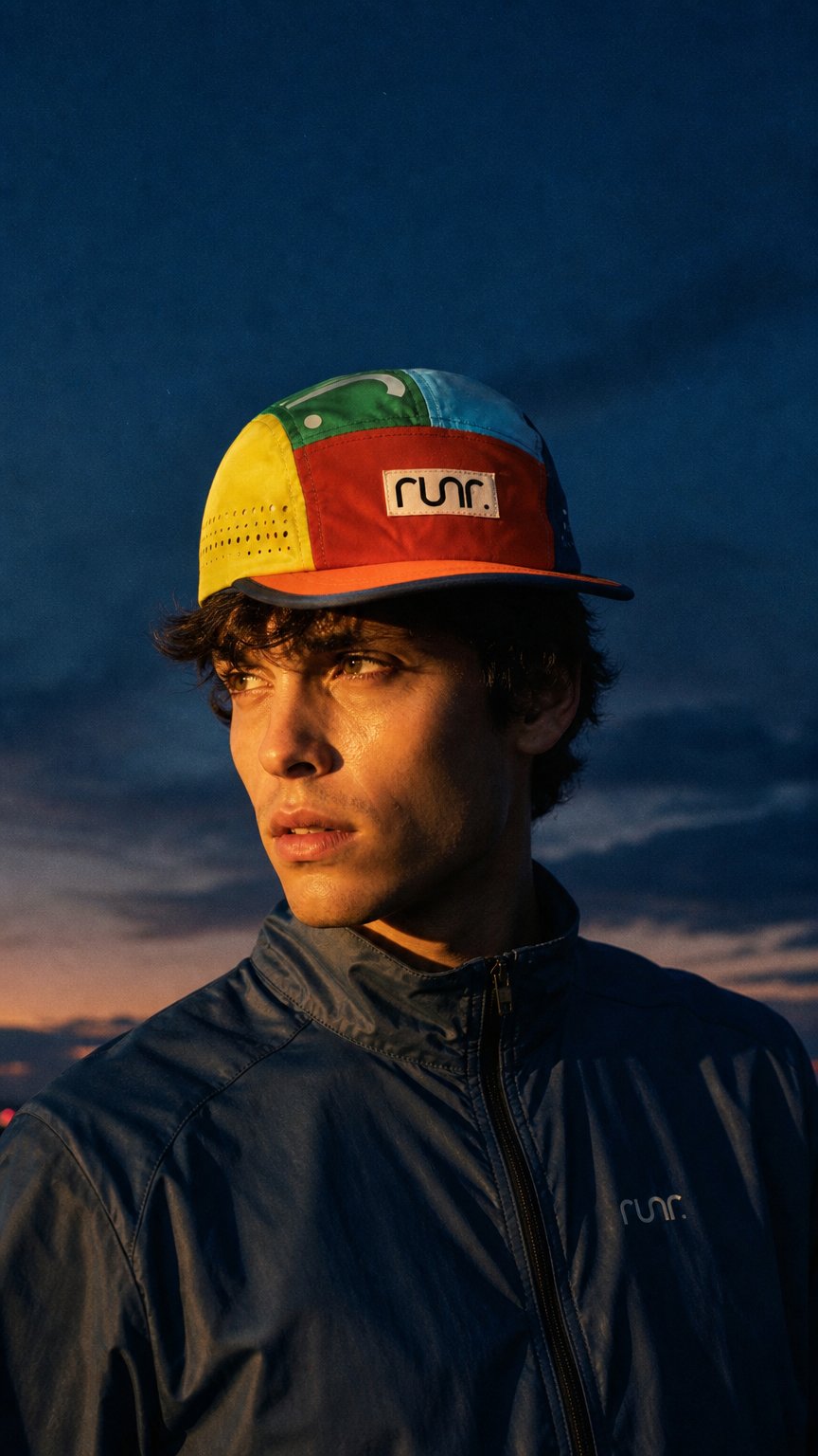 AI product shot of Rio Technical Running Hat