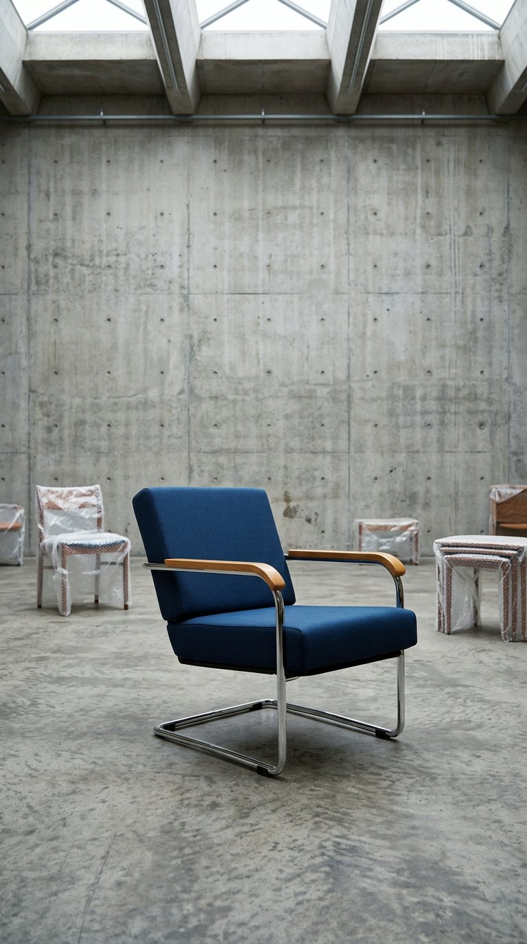 AI product shot of Moser Sessel
