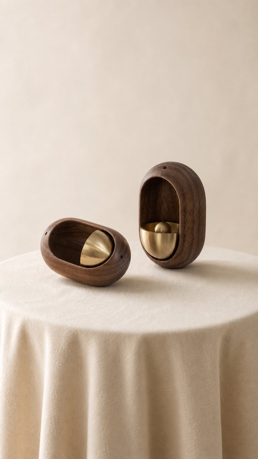 AI product shot of Woodland Whispers Door Bell