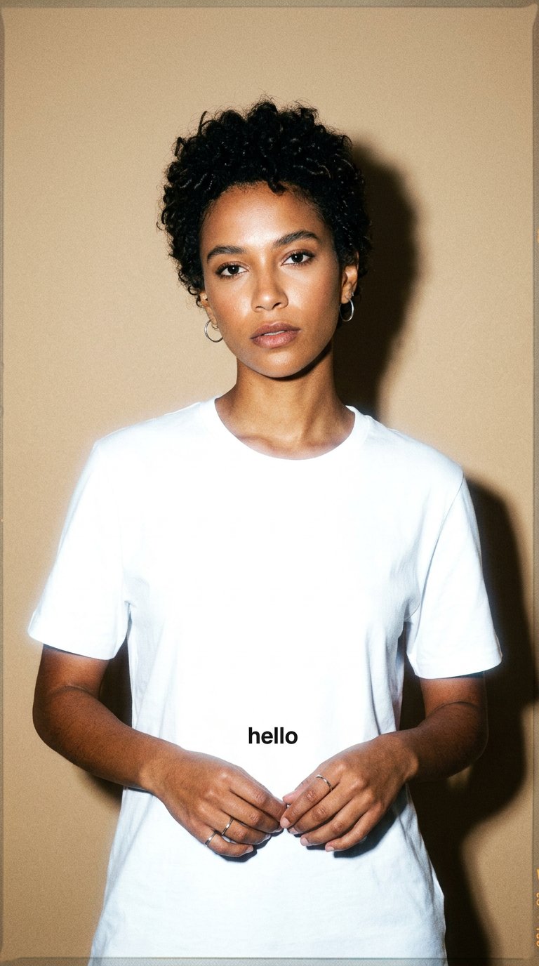 AI product shot of hello