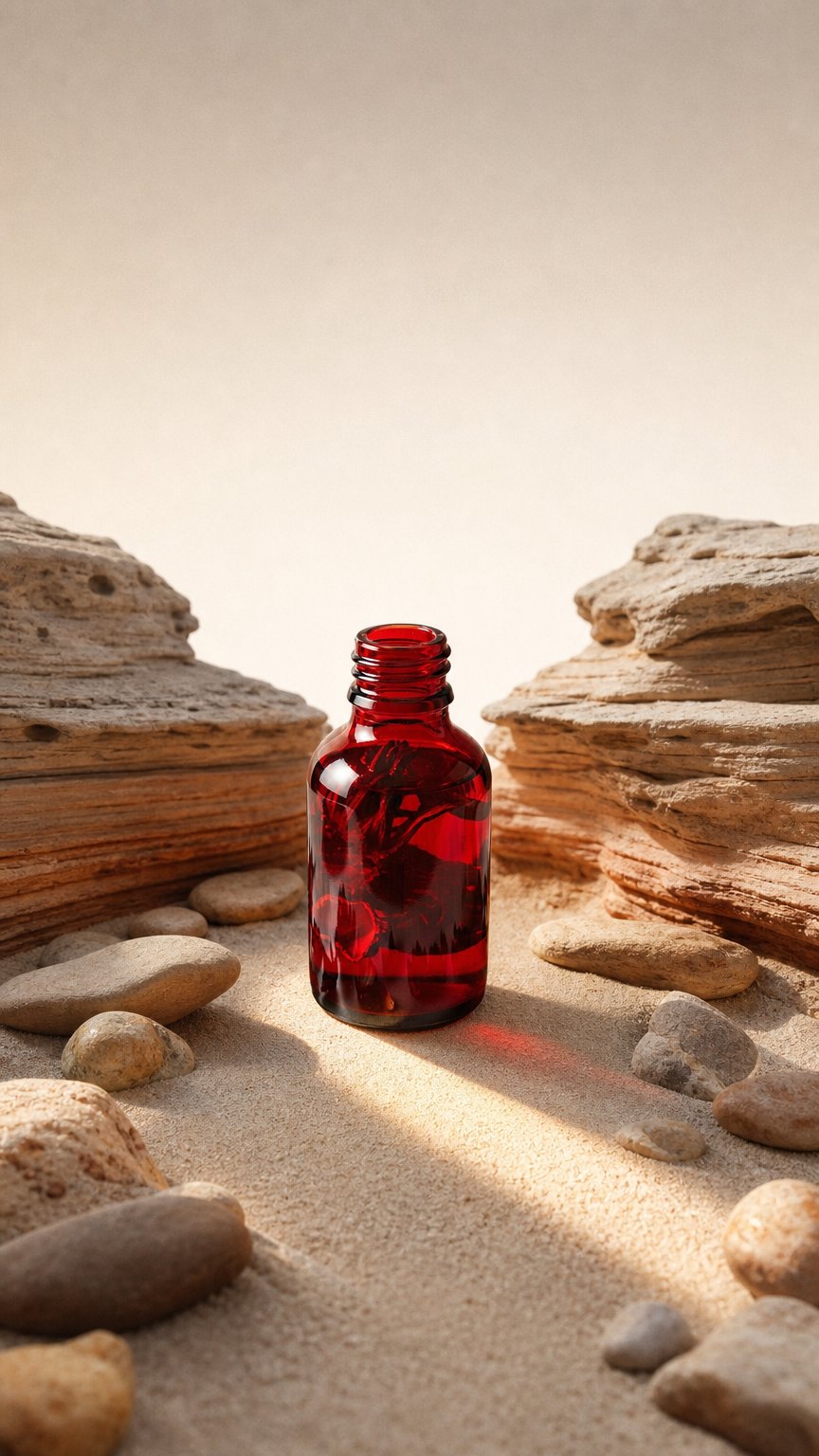 AI product shot of Relaxing Massage Oil