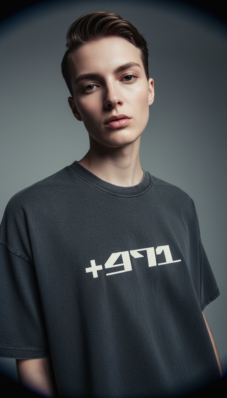 AI product shot of THE SAUCY™ 971 TEE