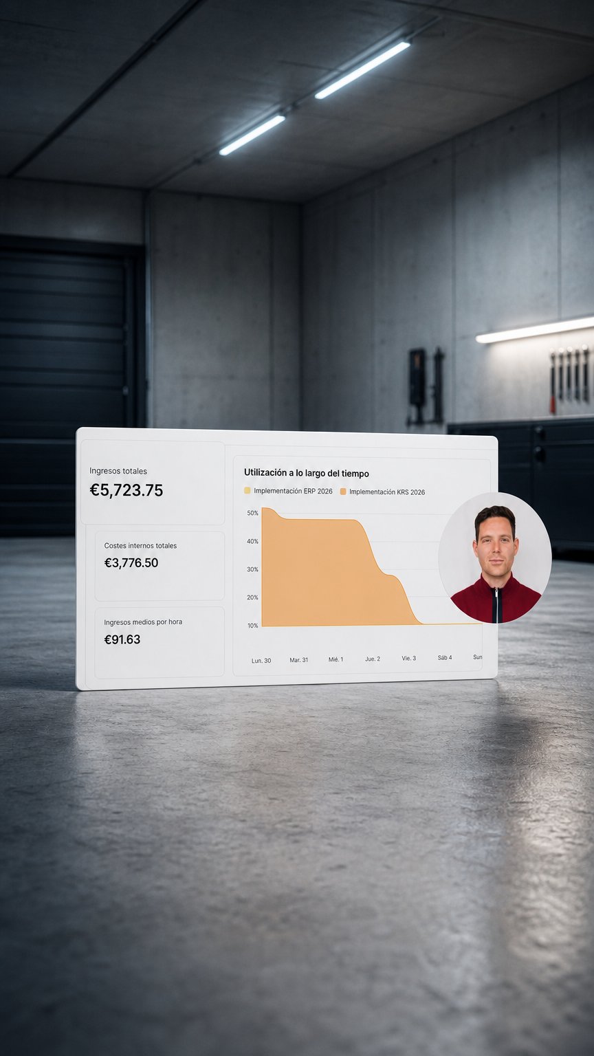 AI product shot of TimeTac · Seguimiento de proyectos
