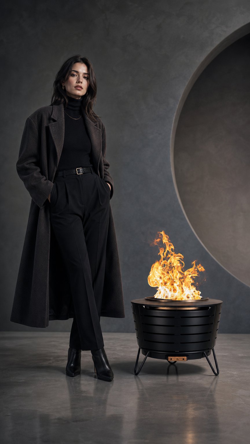 AI product shot of Patio Smokeless Fire Pit