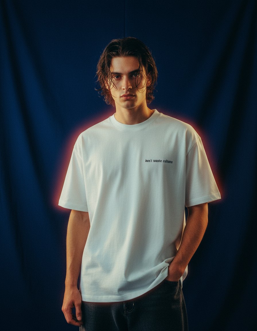 AI product shot of Millet | White - T-shirts