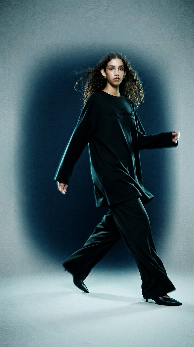 AI product shot of Modal Jersey Pants