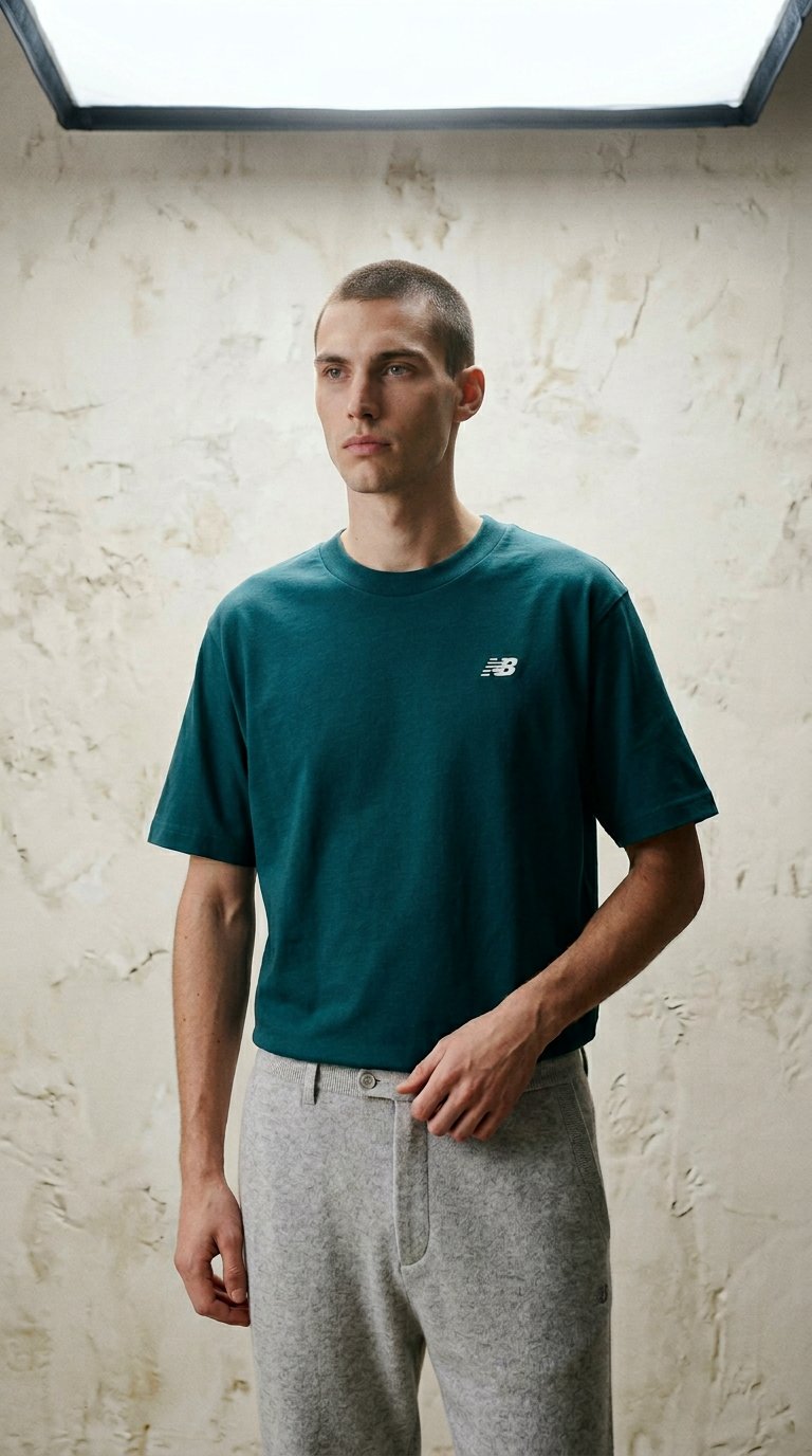 AI product shot of New Balance Mens Sport Essentials Cotton Tee