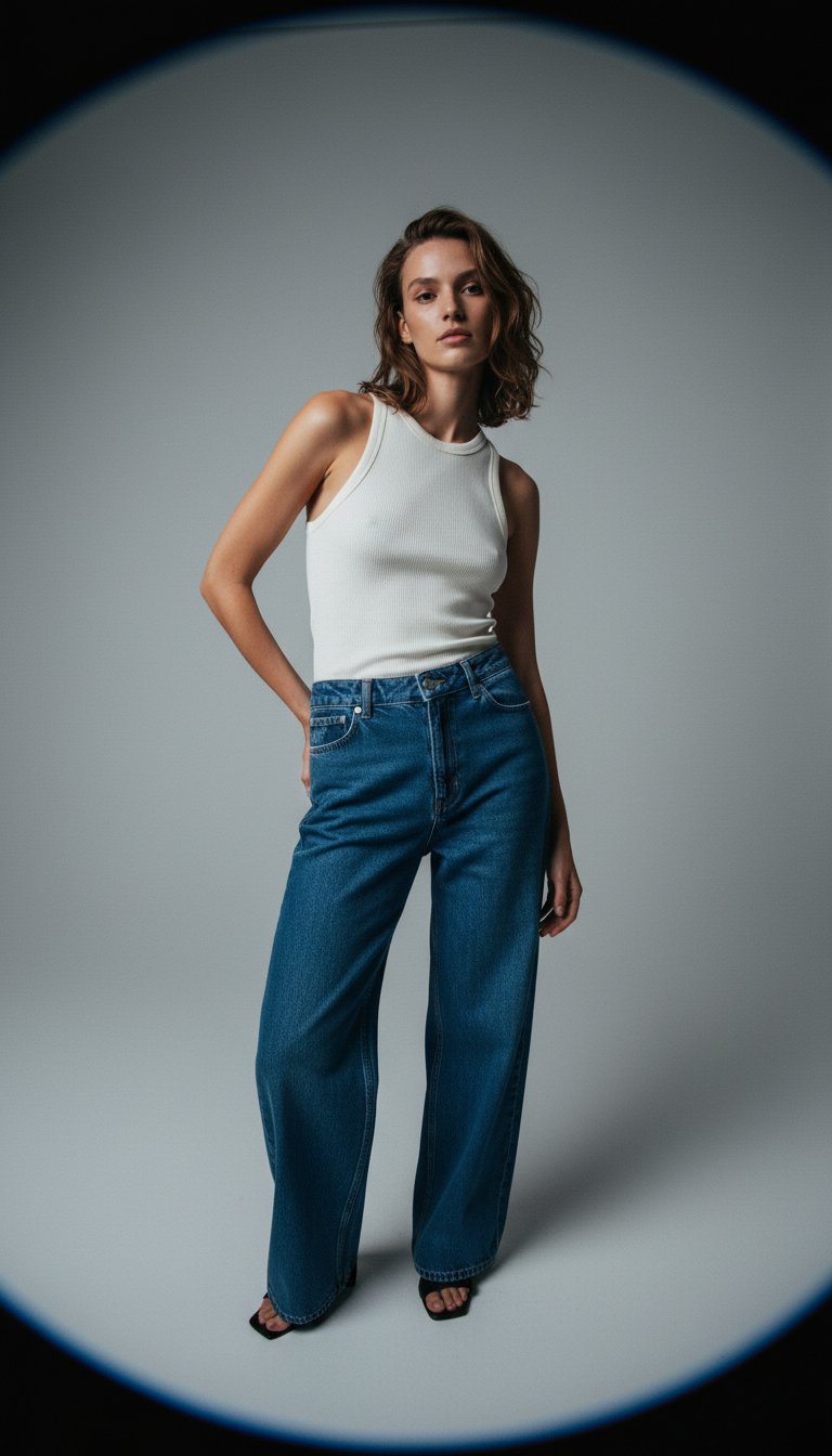 AI product shot of Denim