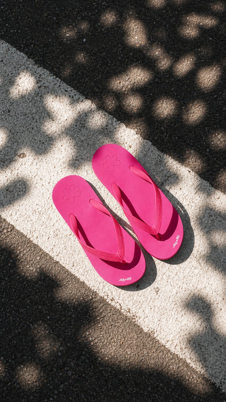 AI product shot of flip*flop originals