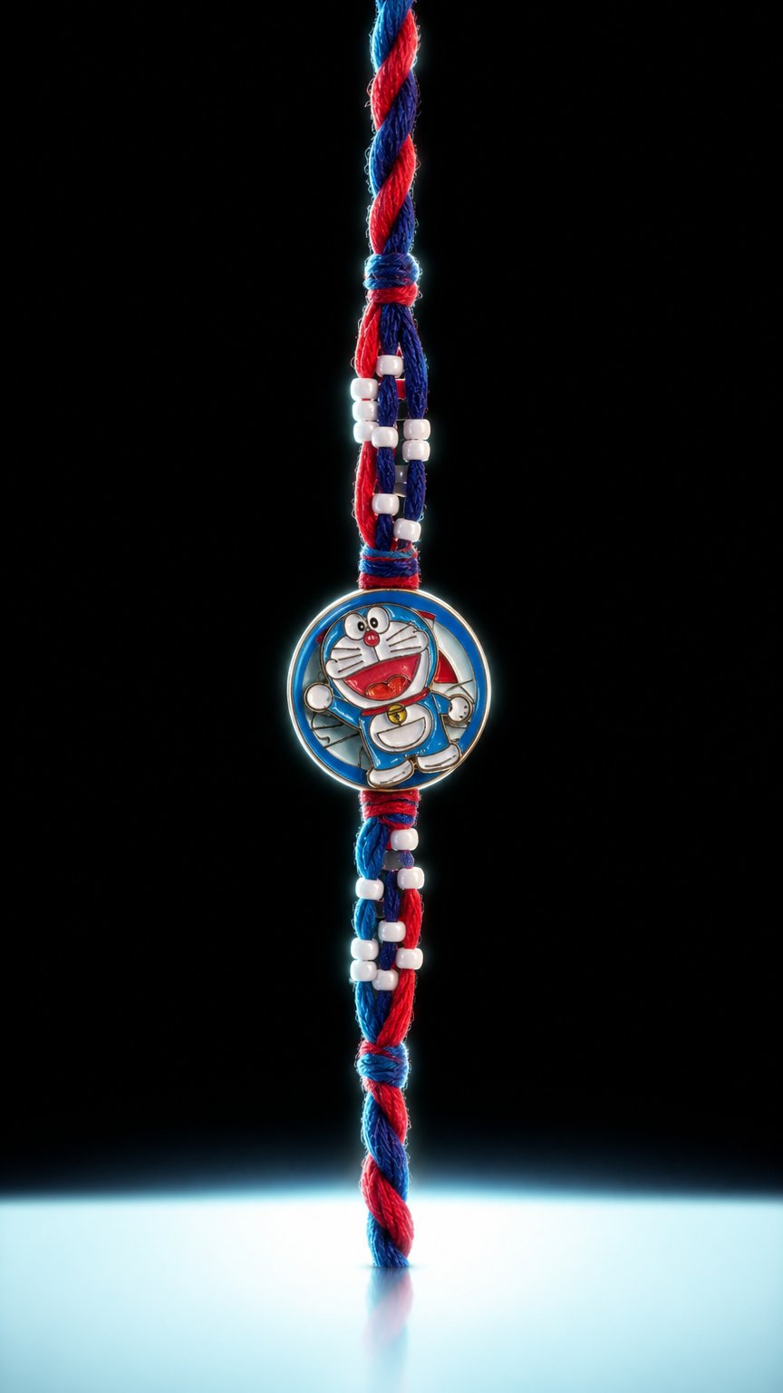 AI product shot of Kids Rakhis